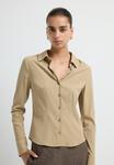 Блуза adL Button-down blouse, Beige /Beige - фото 6