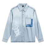 Куртка джинсовая куртка badfive с графическим принтом Li-Ning, синий - фото