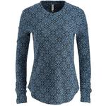 Женский топ с длинным рукавом в рубчик Legendary Whitetails, Iris Fields - фото