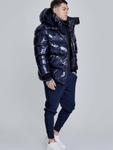 Зимняя куртка SikSilk High Shine Puffer Jacket, синий - фото 6