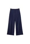 Брюки Stradivarius WIDE LEG SMART WITH DARTS, Dark Blue - фото 5