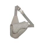 Сумка Dior x Stone Island Saddle Bag, серый - фото 3