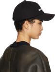 Вышитая бейсболка WOOYOUNGMI, черный - фото 3
