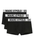 Marc O'Polo комплект из трех боксеров с логотипом, черный - фото