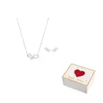 Swarovski Родированное ожерелье Women's White - фото