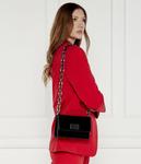 Сумка через плечо Furla глянцевая на цепочке, черный - фото 2