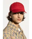 Бейсболка с логотипом Burberry, красный - фото 2