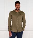 Льняная рубашка Regular fit Aeronautica Militare, синий - фото 3