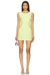 Мини-Платье pickleball Norma Kamali, желтый - фото