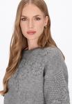 Платье DreiMaster Jumper dress, Light Grey Melange/Light Grey - фото 4