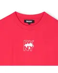 Платье для девочки с коротким рукавом DKNY, розовый - фото 3