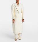 Однобортное пальто Róhe, слоновая кость - фото 6