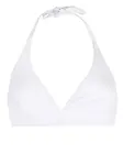 Топ бикини с вырезом халтер ERES, белый - фото