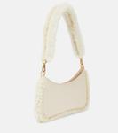 Кожаная сумка через плечо le bisou doux Jacquemus, бежевый - фото 4