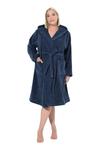 Длинный халат Ulla Popken, Night Blue - фото 2