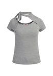Футболка myMo Print T-shirt, Grau Melange/Mottled Grey - фото 5