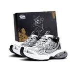 Низкие массивные кеды унисекс TALKING TOM, White Silver[Box] - фото