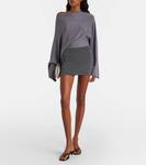 Свободное мини-платье из джерси Aya Muse, Grey - фото 2