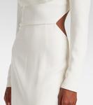 Свадебное платье из крепа Stella McCartney, белый - фото 5