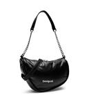 Сумка-мессенджер Desigual на цепочке, черный - фото 4