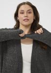 Кардиган Kaffe Curve Cardigan, Dark Grey Melange/Dark Grey - фото 3