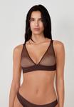 Бюстгальтер Etam PURE MESH, Chocolat/Dark Brown - фото
