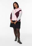 Кардиган Zizzi Cardigan, Corsage Melange/Light Pink - фото 2