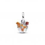 Шарм Disney Chip & Dale Bauble Dangle Pandora, стерлинговое серебро - фото 4