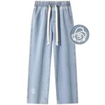 paddington bear Джинсы унисекс с мишками Паддингтона, Черный/Серый - фото 2