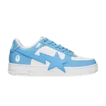 Кроссовки BAPE Wmns Bapesta OS #3 Sax, синий - фото