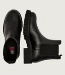 Кожаные ботильоны Tommy Jeans, черный - фото 4