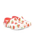 Клоги с принтом Crocs Kids, белый - фото