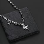 TRIDENT Унисекс серебряное ожерелье Silver - фото 5