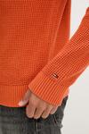 Хлопковый свитер Tommy Jeans, оранжевый - фото 5