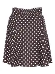 Юбка на молнии в горошек MAR DE MARGARITAS, черный - фото 2