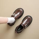 Лоферы женские черные AGSDON, коричневые - фото 10