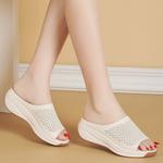 Шлепанцы женские бежевый Reivantix - фото 4