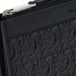 Ferragamo Кожаная клатч-сумка для мужчин Black - фото 4