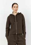 Толстовка Levete Room Zip-up sweatshirt, Coffee/Brown - фото