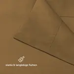 Простыня Basic 180x275 см - Простыня без резинки - Коричневая простыня Blumtal - фото 5