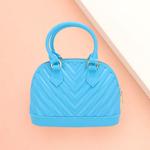 Мини-сумка-тоут из желе FASHNZFAB, синий - фото