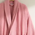 Хлопковый халат 380 гр/м2 Zafiro Basics El Corte Inglés, розовый - фото 2