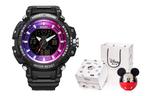 Disney Часы Mickey Series Electronic+Quartz Movement Watch Men's Watch Black Dial - фото 7