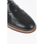 Кожаные туфли-оксфорды Full Brogues Corneliani, черный - фото 4