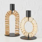 Подсвечник Boltze Home бежевый, 8/16/8 см - фото 2