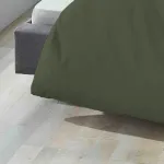 Двустороннее постельное белье Linon UNI, размер 200x200/2x80x80 см, ель Biberna - фото 4