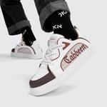 Кроссовки Cabbeen Skateboarding Shoes Men Low-top, бежевый/черный - фото 13