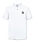Поло с логотипом Stone Island, белый - фото