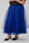 Тилли Макси Юбка плюс в цвете нави -bl^nk-, темно-синий - фото 4
