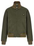 Бомбер с логотипом Prada, зеленый - фото